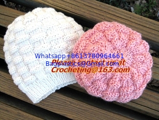 China Wholesale hats knitted hat ,new design beautiful handmade, baby, Baby knit hats, knit hats supplier