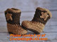 Baby Shoes Infants Crochet Knit Fleece Boots Toddler Girl Boy Wool Snow Crib Shoes Winter Booties supplier