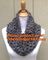 Fashion Accessory New Style Knitting Scarf Loopschal Wave Knit Scarf, Crocheted Ruffle Sca supplier