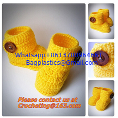China Cute Toddler Unisex Baby Infant Handmade Crochet Knit Colored Cartoon Socks Crib Shoes supplier
