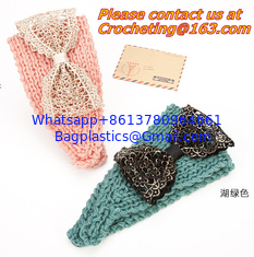 China Women knitted headband crochet headband Handmade tenia Mixed quantuty and color supplier
