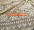 fashion design crochet hook beige bedspread sheet cotton lace curtain flowers decoration supplier