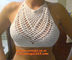 Hot SellSexy Women Beachwear Hollow Tank Crochet Bra Halter Vest Strap Crop Tops supplier
